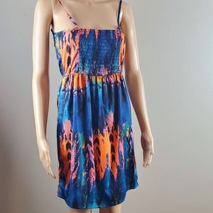 Hurley Blue & Orange Sun Dress